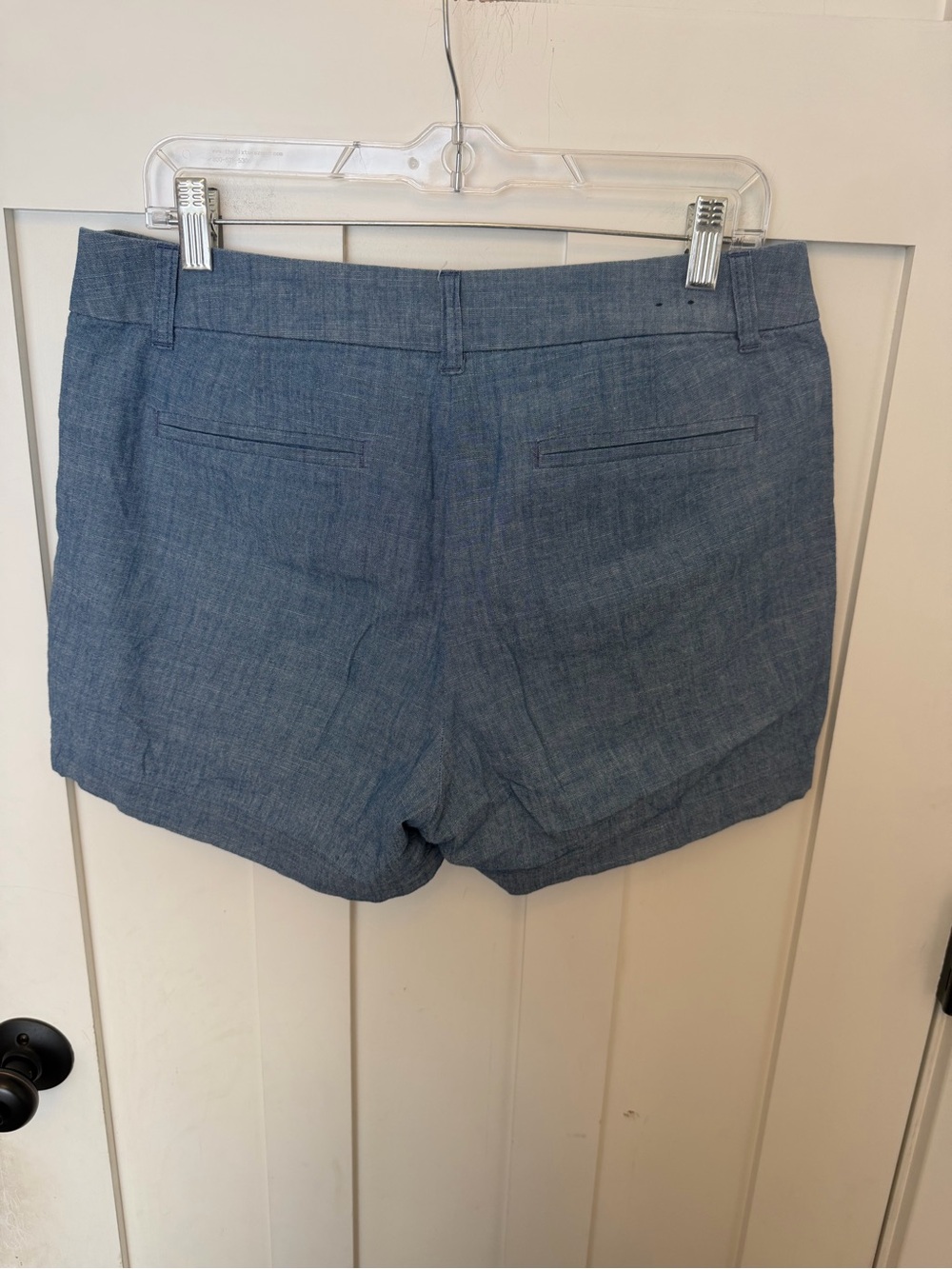 J. Crew 5" classic chambray short Blue Cotton Size 10 preppy casual nautical - Picture 10 of 12
